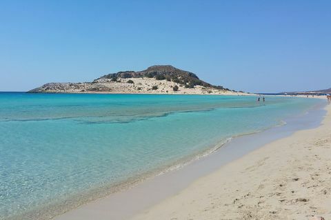 Pláž Simos v Grécku