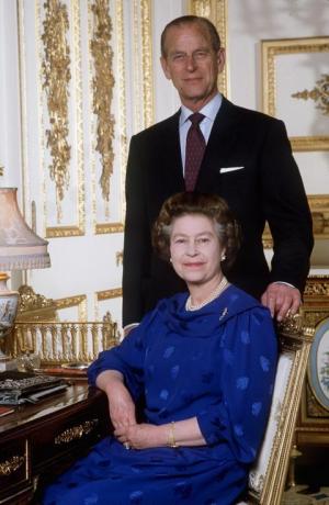 Koningin Philip in Windsor Castle