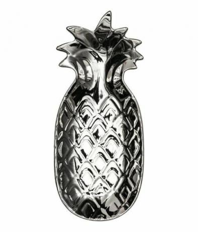 Ananas, Obst, Ananas, Pflanze, Bromeliaceae, Poales, Silber, Mode-Accessoire, Metall, 
