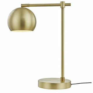 Light Society Brushed Brass Mobley galda lampa 
