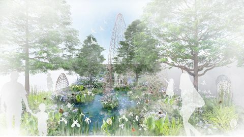 Guangzhou Kiina: Guangzhou Garden, Chelsea Flower Show 2020 - show Gardens