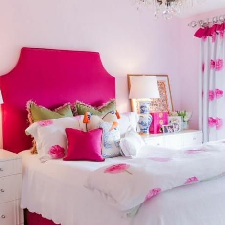 Spálňa, dekorácia, ružová, posteľ, izba, nábytok, interiérový dizajn, posteľná bielizeň, nehnuteľnosť, produkt, 
