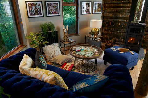 Sala de estar, habitación, muebles, propiedad, azul, diseño de interiores, sofá, hogar, casa, mesa, 