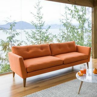 Πορτοκαλί καναπές Emil Papaya
