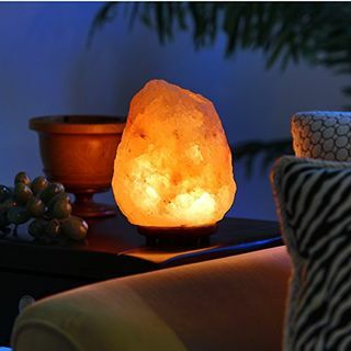 Минераламп НСЛ-101 природна хималајска ручно изрезбарена лампа од соли