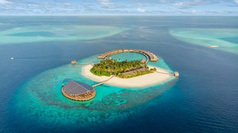 Künstliche Insel, Wasserressourcen, Insel, Naturlandschaft, Atoll, Inselchen, Archipel, Küsten- und Meereslandschaften, Wasser, Tropen, 