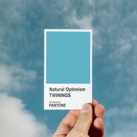Infuzii Twinings Optimism natural în asociere cu Pantone