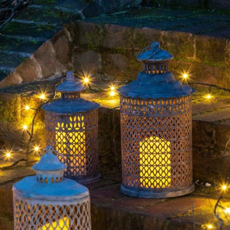 모로코 스타일의 등불