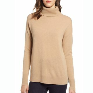 Кашеміровий светр з водолазкою