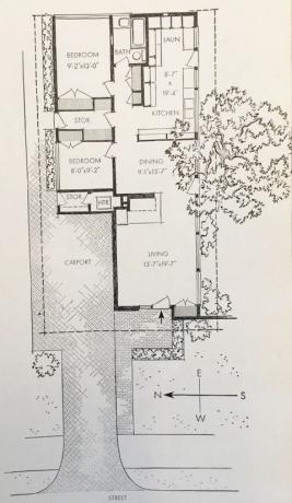 План этажа старинного дома