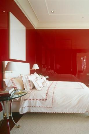 rote Schlafzimmer
