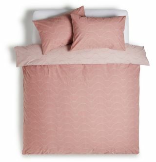 Japonica kammusling printet sengetøj sæt