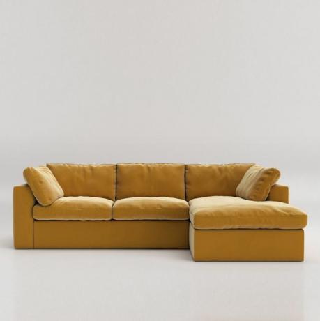 Sofa od baršuna boje senfa, Swoon at Very