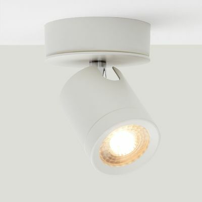 John Lewis & Partners Otis LED Single Ceiling Spotlight, Λευκό