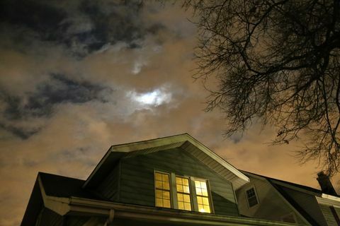 Måneskinn på en skummel natt