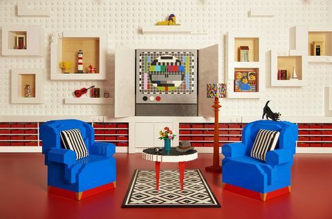 Airbnb - Lego House - σαλόνι
