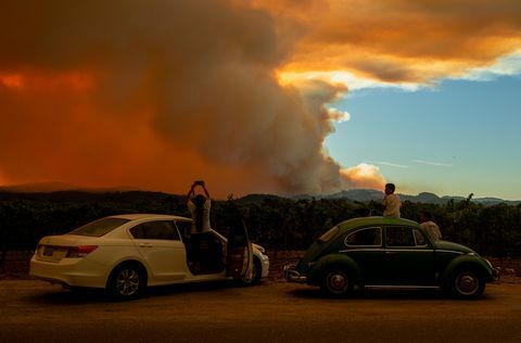 california fire Fotografías