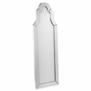 Наклонено/монтирано огледало за стена в матово сребро