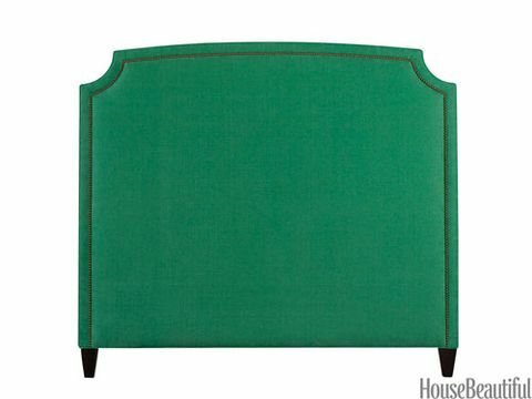 cabecero tapizado verde jade