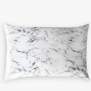 Slip® Pure Silk Putetrekk med glidelås, marmor