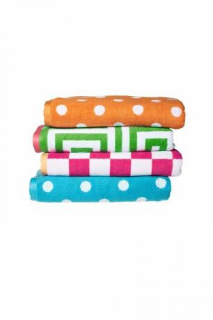 Frischen Sie Ihr Badezimmer mit diesen farbenfrohen Handtüchern auf und beleben Sie Ihre Duschroutine und sparen Sie jetzt 1 USD mit < a href=" http://bit.ly/1FRmmut" target=" _blank"> Dove Go Fresh Duschgel</a>.