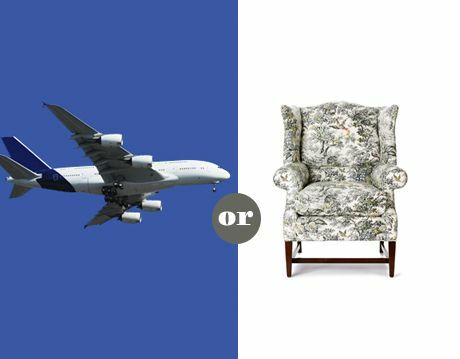 lietadlo a stolička