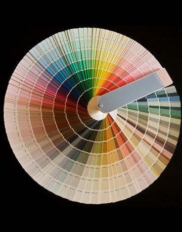 колірний круг фарби