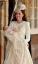 Kate Middleton poartă rochia lui Alexander McQueen la botezul prințului Louis