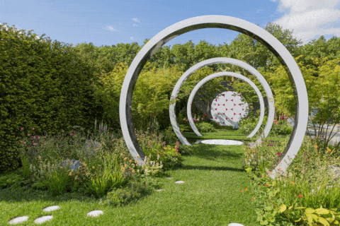 Kanker Payudara Sekarang Taman di Chelsea Flower Show