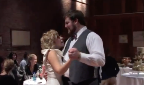 Ben ed Erin Napier primo ballo di nozze