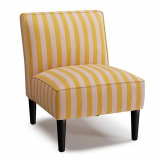 Slipper Chair in Ringelblume A G T Stripe