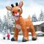 Acest gonflabil uriaș Rudolph ar putea fi mai înalt decât casa ta