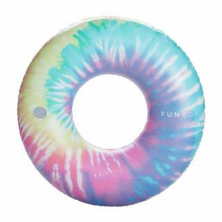 Flutuador de tubo circular Tie Dye