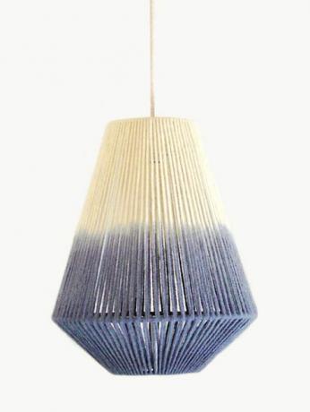 Dip -dye Strand Lighting από Janie Knitted Textiles - indigo