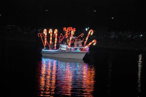 Парад лодок во Флориде