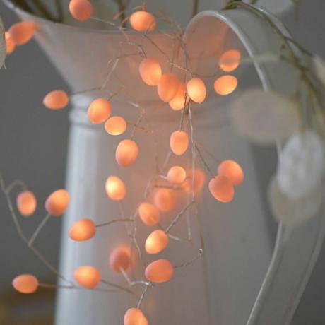 Peach Drop String Fairy Lights