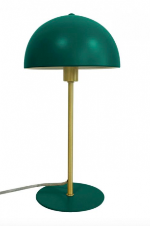 Zelená stolní lampa