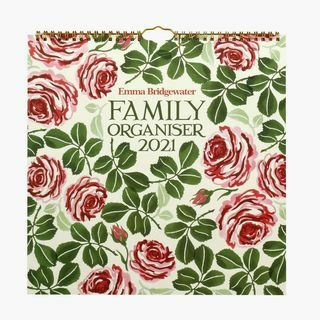 Pink Roses 2021 Family Organizer