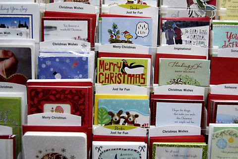 karácsonyi kártyák adtree és decoratio ons ale USA -ban