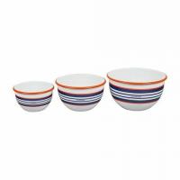 Das atemberaubende Servierschalen-Set aus Emaille von Le Creuset ist im Angebot