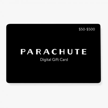 Fallschirm-Geschenkkarte