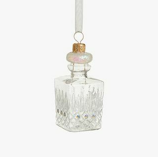 Luxe City Gin Decanter Bauble, Clear