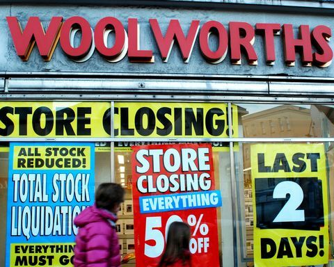 december 2008, Woolworths zatvára Brighton v Anglicku