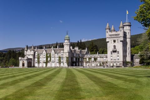 Balmoral zamek w Szkocji