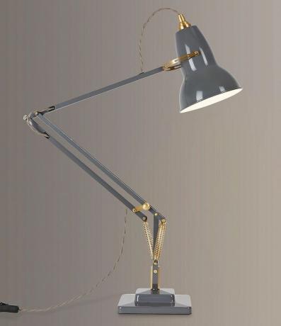 Anglepoise Original 1227 Lampe de bureau en laiton Gris éléphant