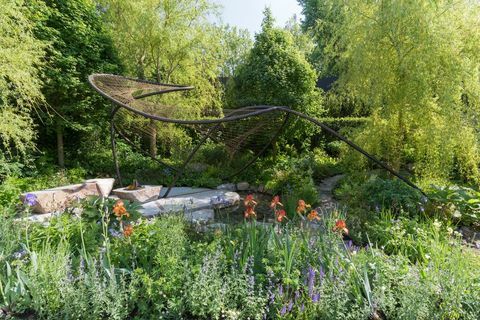 Градината Wedgewood на изложението за цветя в Челси 2018