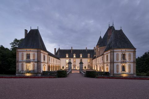 Chateau Blancafort External bei Nacht