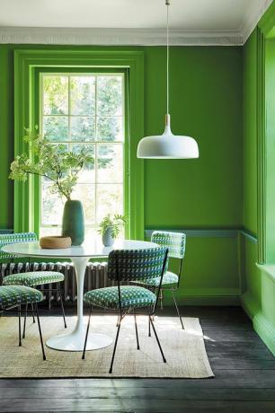 Little Green 2018 ירוק Colourcard - אוסף צבעים בהשראת National Trust