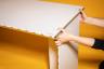Kodus töötamine: disainerid loovad lameda papptöölaua