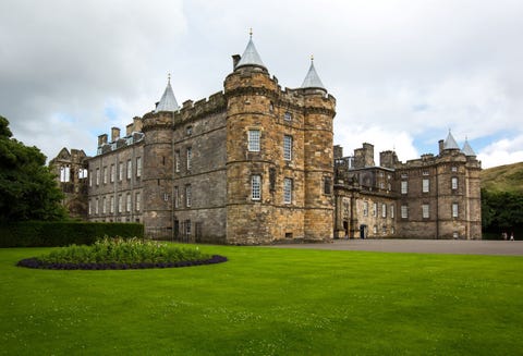 o palácio de Holyroodhouse